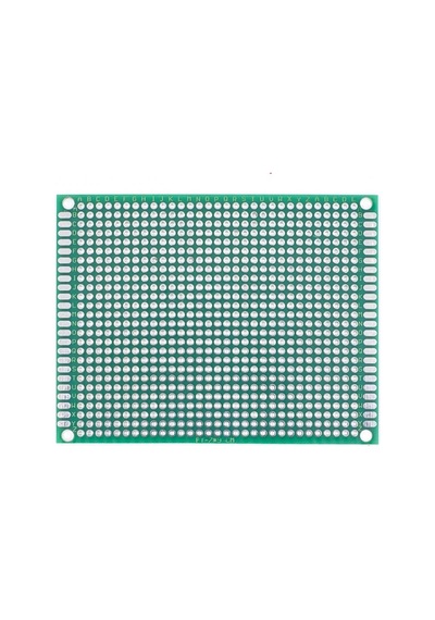 7X9Cm Epoxy Çift Taraflı Delikli  Plaket