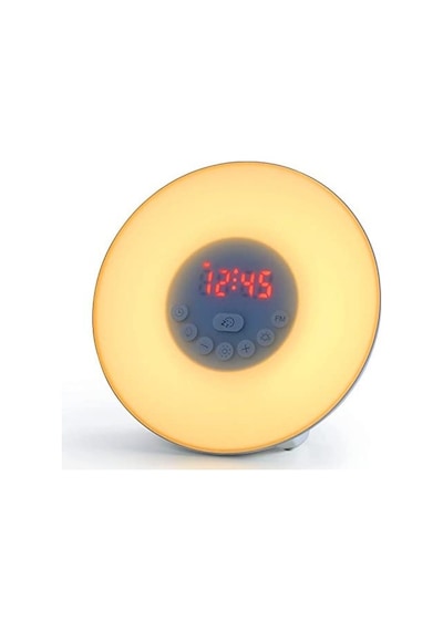 Bioxo Wake-Up Ayarlanabilir 6 Renkli Gece Lambası/Fm Radio/Alarml