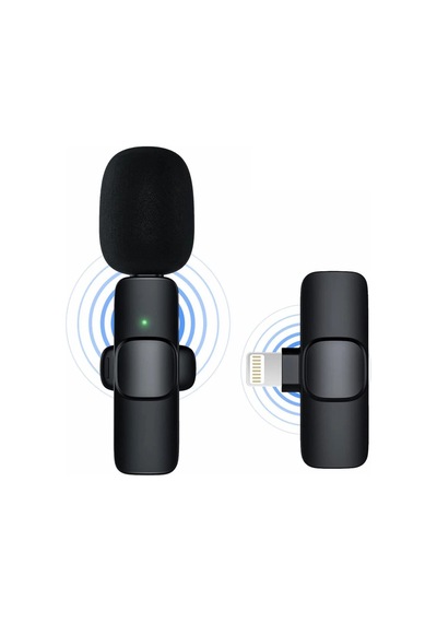 Deyatech Apple Uyumlu iOS Wireless K9 Mikrofonu Cep Telefonu İçin