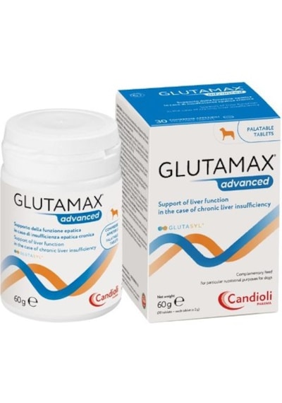 Candioli Glutamax Advanced Köpek Karaciğer Sağlığı Besin Takviyesi 20 Tablet