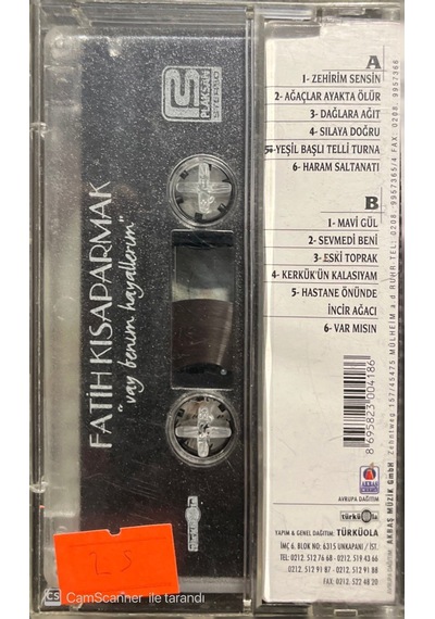 Plak Değildir Kaset Tir Fatih Kısaparmak Vay Benim Hayallerim K