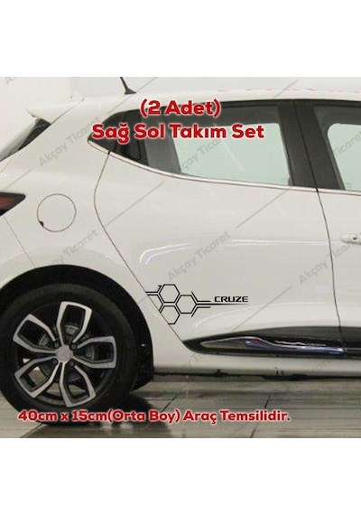 Cruze Kapı Altı Sticker Chevrolet Cruze Sticker Chevrolet Sticker