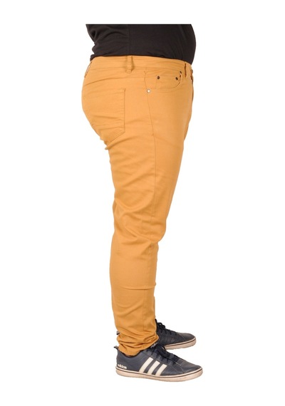 Mode Xl Erkek Pantolon Keten Neptun Klasik 20902 Taba 001