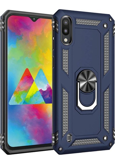 Samsung Galaxy Uyumlu M10 Kilif Zirhli Standli Miknatisli Tank Kapak 392979625