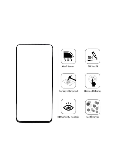 Logis Samsung Galaxy Uyumlu s20 Fe 5d Seramik Tam Kaplayan Ekran Koruyucu