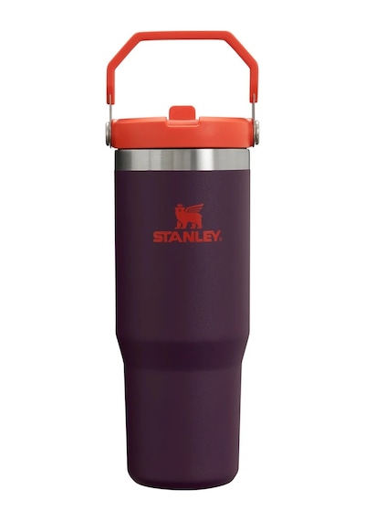 Stanley The Iceflow Flip Straw Pipetli Termos Bardak 0,89 Lt 30 Oz - Plum Koyu Mor