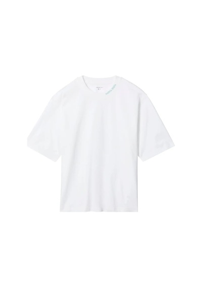 Calvin Klein Ss Coolıng Jersey Re, Yaf Beyaz Kadın T-shirt