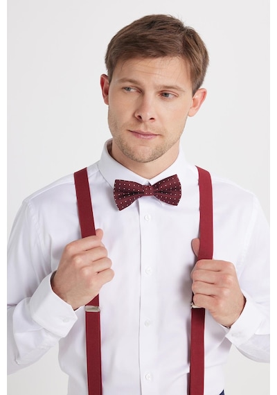 Tudors Erkek Slim Fit Premium Likralı Pamuk Saten Beyaz Gömlek-35736 Beyaz