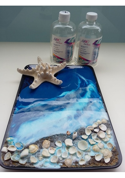 Art Resin-Ultra Şeffaf Yoğun Kıvamli Epoksi Reçine-1 KG Kit