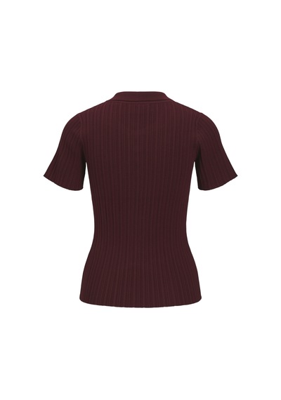 Jack & Jones Kadin Polo Triko - Hadley - 12280289 Cabernet