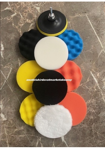 Dmr Pasta Cila Süngeri Polisaj Süngeri Jant Ve Oto Parlatma Süngeri 11pcs