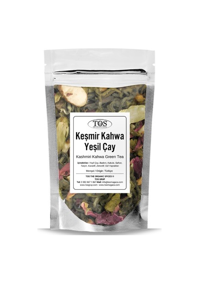 Tos The Organic Spices Keşmir Kahwa Yeşil Çay 40 G