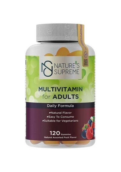 Natures Supreme Gummies Multivitamin For Adults 120 Çiğnenebilir