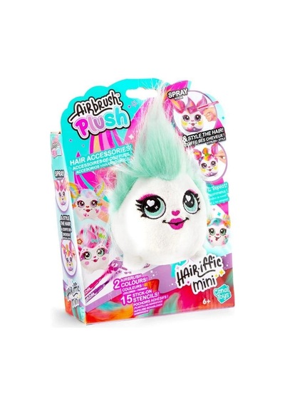 Airbrush Plush Saçlı Peluş S00045539 - 1 Adet Stokta Olan Gönderilir Çok Renkli