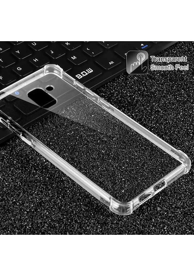 Samsung Uyumlu Galaxy A6 2018 Kılıf Şeffaf Nitro Anti Shock Kapak Renksiz
