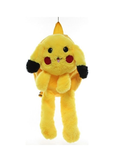 Riverworld River World Sırt Çantası Pikachu Oynar Kulaklı Peluş Çok Renkli