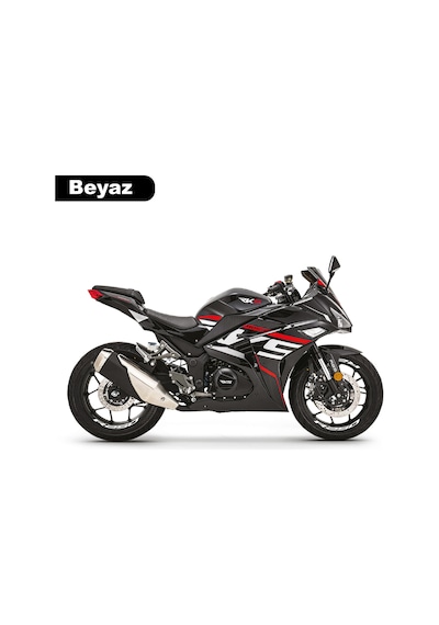 Rks R250 Motosiklet Jant İçi Sticker Etiket Modeli Beyaz