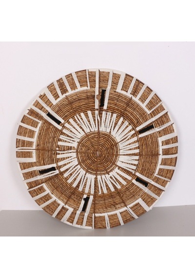 Aspendos 77 X15 Cm Çap- Doğal Abaka Duvar Tabağı