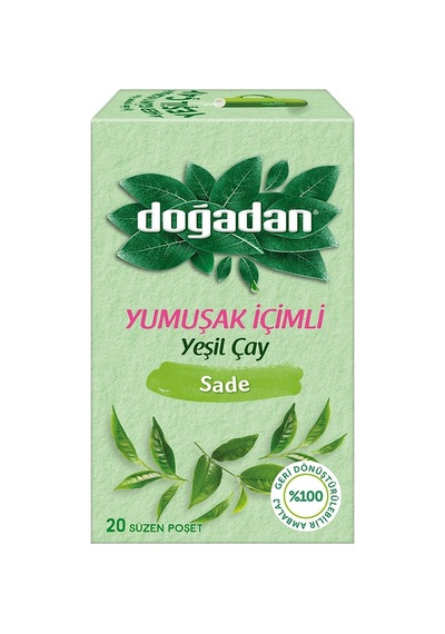Doğadan Yumuşak İçimli Yeşil Çay 20'li Poşet Çay 5'li Avantaj Paketi - 5 Adet Tarı