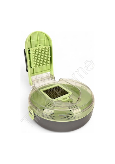 Tilbe Home Vegetable Cutter Pro Rende Sebze Soğan Küp Doğrayıcı Dilimleyici Hazneli Kesici Dicer Ren Soft Yeşil Siyah