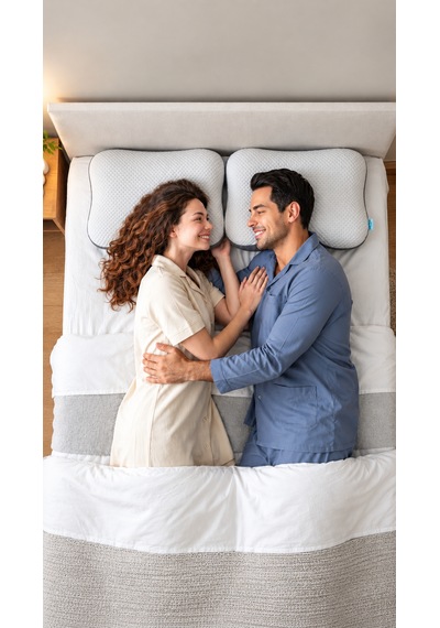 Premium Soft %100 Visco Boyun Destekli Antibakteriyel Ortopedik Yastık Beyaz