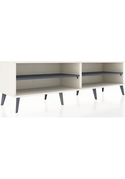 Hyperion Tv Ünitesi 2 Raflı 176x44x51 Aytaşı-aytaşı/antrasit Aytası/antrasıt