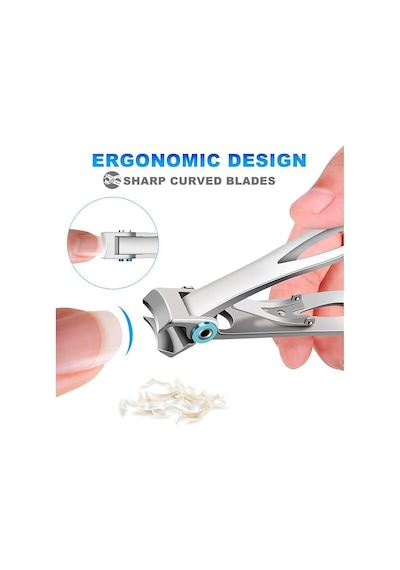 Geniş Ağızlı Tırnak Makası - Yüksek Kalite Paslanmaz Çelik, 15 Mm Geniş Ağız Açıklığı, Ergonomik Tasarım, Evcil Hayvan Kullanımına Uygun, Sert, Kalın Ve Mantarlı Tırnaklar İçin Ayak Tırnak Makası