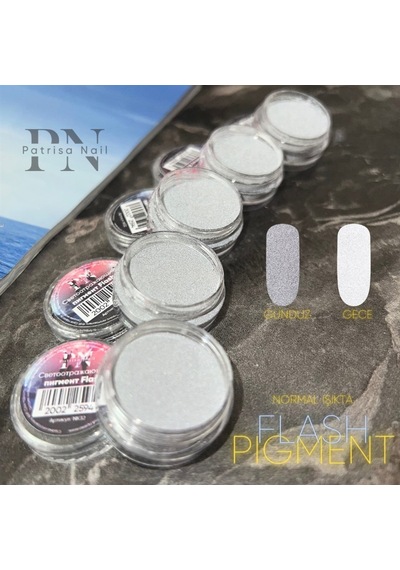Glow Flash Işığı Yansıtan Pigment 5 Gr - Yoğun Parlak Nail Art Tozu