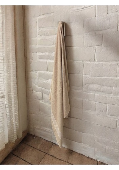 Büyük Boy Banyo Havlusu, Duş Havlusu, Tek Silgi 95 X 145cm Kahverengi