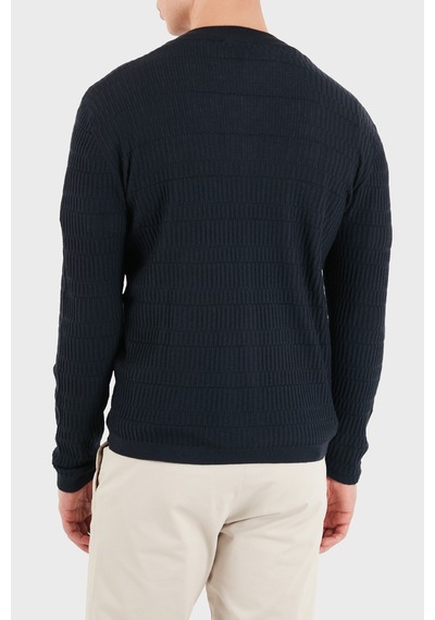 Emporio Armani % 100 Yün Bisiklet Yaka Fermuarlı Hırka Erkek Hırka Em006315 Af27831 Fb065 Lacivert Emporio Armani % 100 Yün Bisiklet Yaka Fermuarlı Hırka Erkek Hırka Em006315 Af27831 Fb065 Lacivert