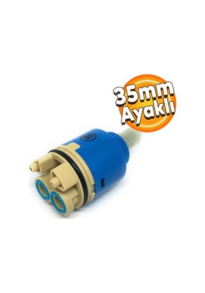 Batarya Kartuşu 35 Mm Ayaklı Aç Kapa Musluk Çeşme Kartuşu