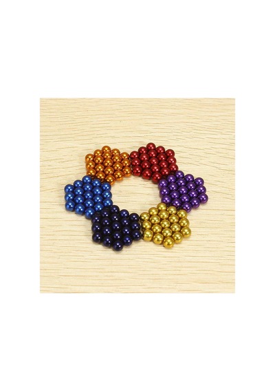 Renkli 216 Adet Mıknatıs Neocube Mıknatıs 5 Mm Neodyum Evimdeyokyok