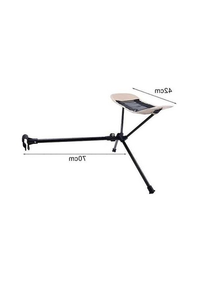 Bloomnest Qinghai Katlanır Kamp Sandalyesi, Alüminyum, Su Geçirmez, Yüksek Stabilite, Katlanabilir, Altın-siyah Altın - Siyah