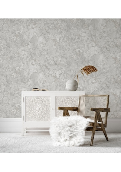 Modern Tasarım Duvar Kağıdı, Gümüş, Gri, Icon 24109-1, 16,50 M²