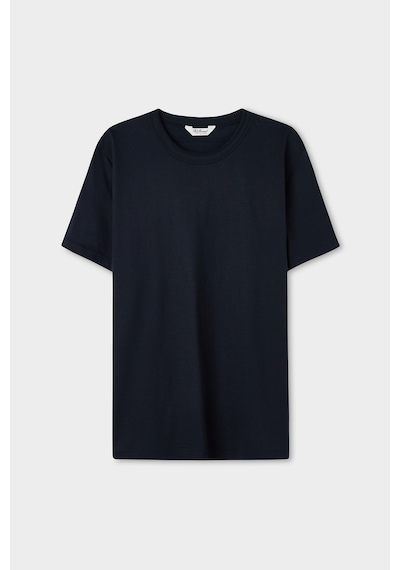 D's Damat Ds Damat Regular Fit Lacivert Düz %100 Pamuklu T-shirt 4hc1447010352 101