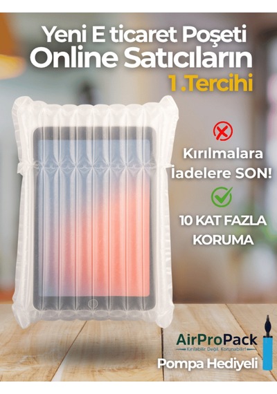33x40 Cm 100 Adet Sütunlu Koruyucu Havalı Kargo Poşeti Airbag/airbed/şişirilebilir Ambalaj