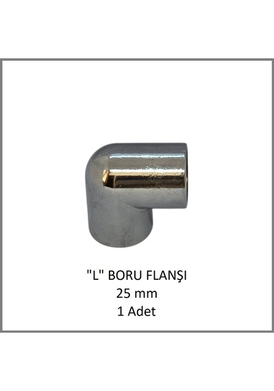 "l" Boru Flanşı 25 Mm 1 Adet Metal