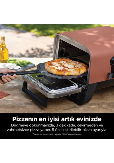 Ninja Woodfire 13 L Elektrikli Outdoor Fırın, Artisan Pizza Maker Ve BBQ Smoker