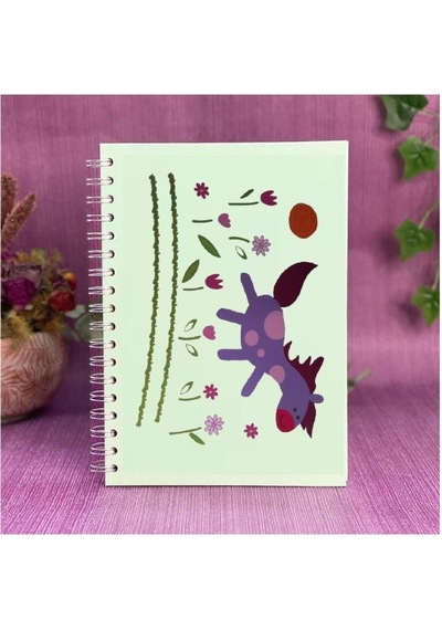 Defter Sticker,laptop Sticker Küçük At Desenli Pvc 70x50x0,5cm