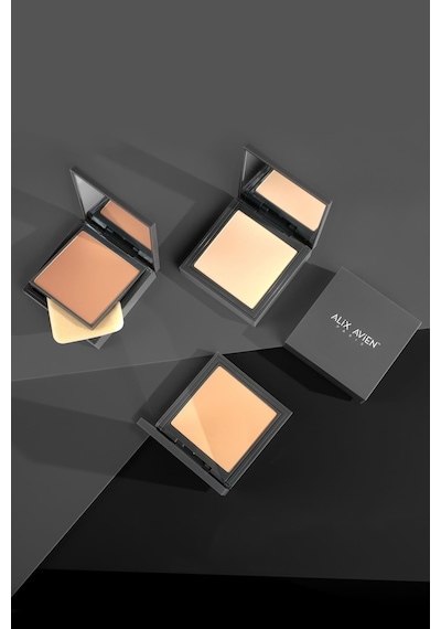 Alix Avien Kompakt Pudra 12 Saate Kadar Kalıcılık Soğuk Cilt Alt Tonu Compact Powder 12 Cinnamon