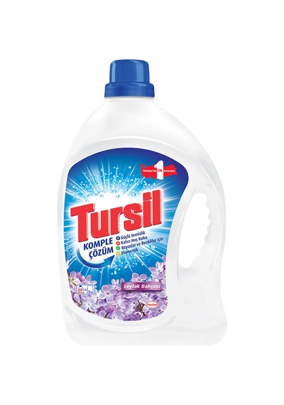 3 Adet Tursil Sıvı Çamaşır Deterjanı Leylak Beyazlar Ve Renkliler 33 Yıkama 2145 Ml Diğer