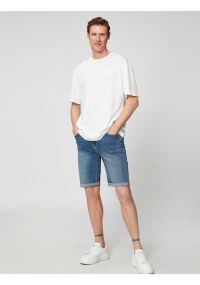 Koton Basic Oversize Tişört Bisiklet Yaka Kısa Kollu Kırık Beyaz 3Sam10059Hk 3Sam10059Hk001 Ekru Koton Basic Oversize Tişört Bisiklet Yaka Kısa Kollu Kırık Beyaz 3Sam10059Hk 3Sam10059Hk001 Ekru