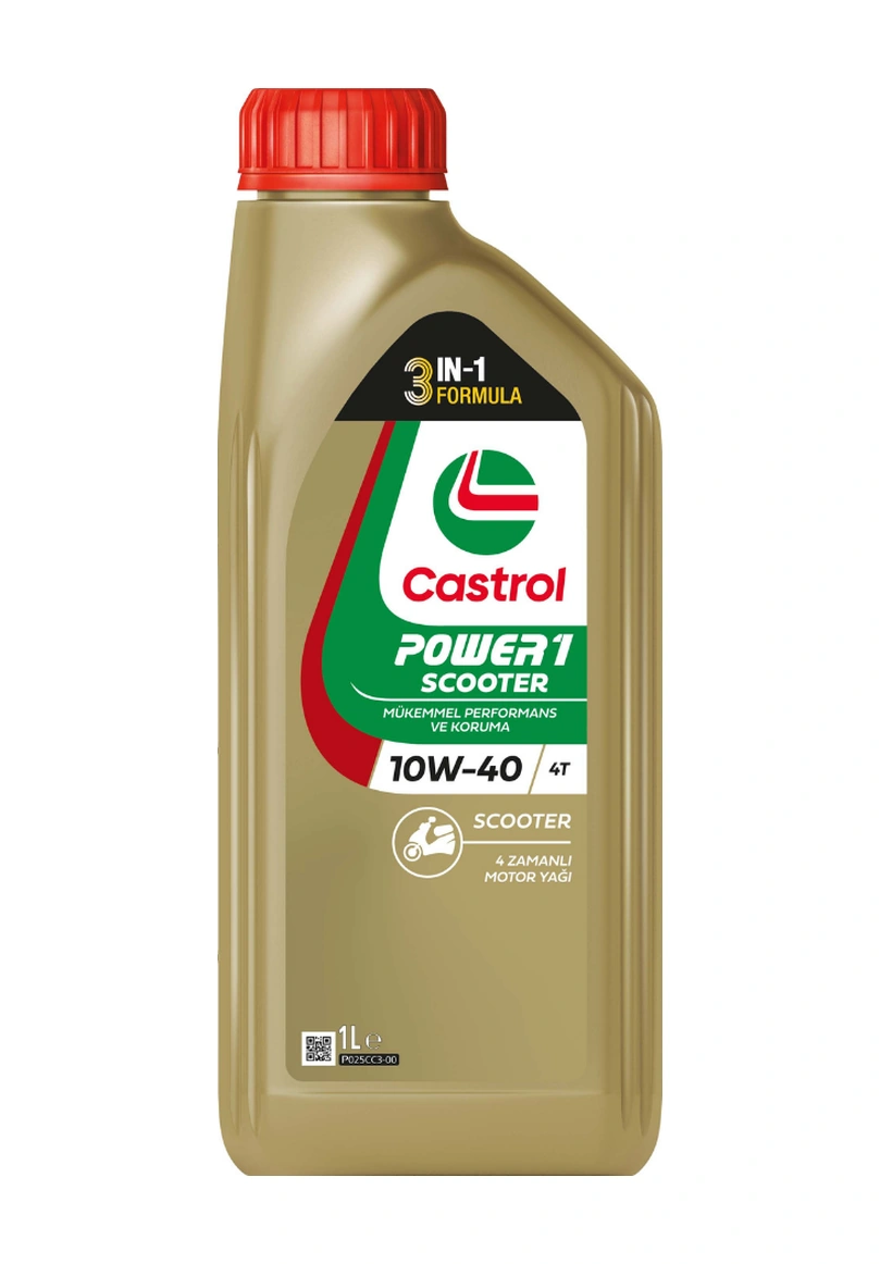 Castrol Power 1 Scooter 10W-40 4T Motor Yağı 1 L