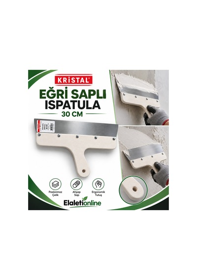 Eğri Saplı Ispatula 30 Cm Paslanmaz - 933911326
