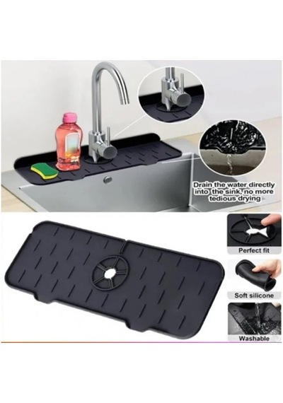 Mutfak Banyo Lavabo Kenarı Silikon Matı Mc-628 Çok Pratik