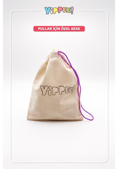 Çocuk Tombala Hayvan Temalı Ham Bez Kese 8 Tabla 40 Pul 60 Parça