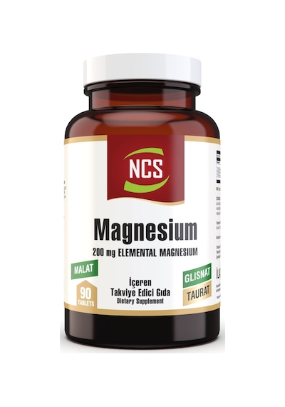 Magnesium 200 Mg Malat Taurat Glisinat 90 Tablet