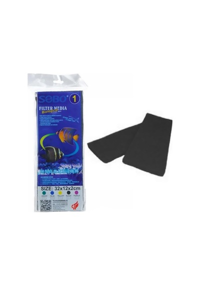 Sobo - 383 - Filtre Süngeri - Edntrend - 90x30x2 Siyah