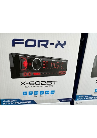 For-x Bt/aux/sdcard/radio/usb 3 Amfi Çıkışlı 4x60 Watt Oto Teyp