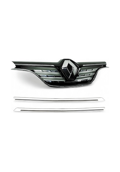 Megane 4 Makyajlı Kasa Panjur Üst Çıtası Takımı Renault Megane 4,5 Faz 2- 623847002r - 623838617r - 623100479r - 623107151r